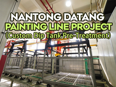 Nantong Datang Schilderlijn, een Maatwerkproject - Dompelbad Voorbehandelingslijnen