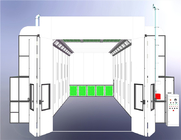 15m bus spuitcabine semi - downdraft extractie OEM