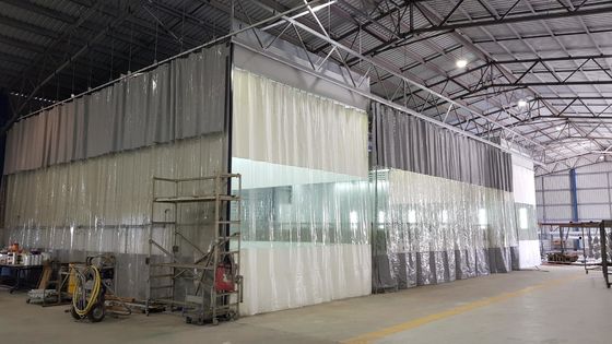 kwaliteit pvc-witte kleur die van de gordijn prep post gegalvaniseerde staalplaat militair product schilderen fabriek