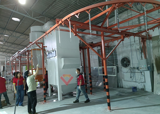 Van het de Lijnpoeder van de poederdeklaag van de de Deklaaginstallatie Materiaal van de het Poederdeklaag het Elektrostatische