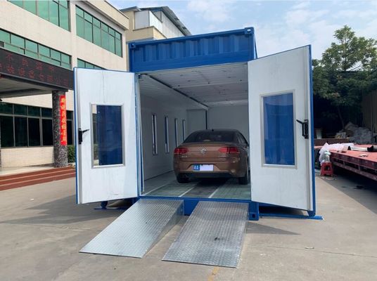 kwaliteit Draagbare Spuitcabine Beweegbare Container Stijl Verfkamer Voor Auto Schilderen fabriek
