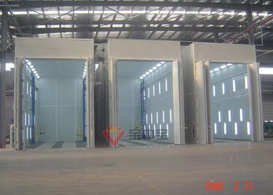 PLC de Cabine van de Touch screenverf voor de Grote Vervaardigde Delen van Bouwmachines