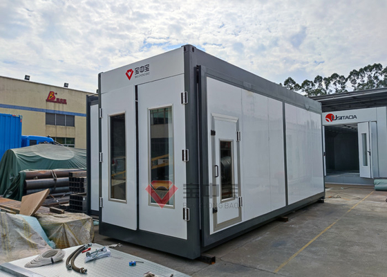 Van de de Nevelcabine van de Protablecontainer van de de Bewegings Zijuitbreiding Hand van het de Muurontwerp de Verfzaal