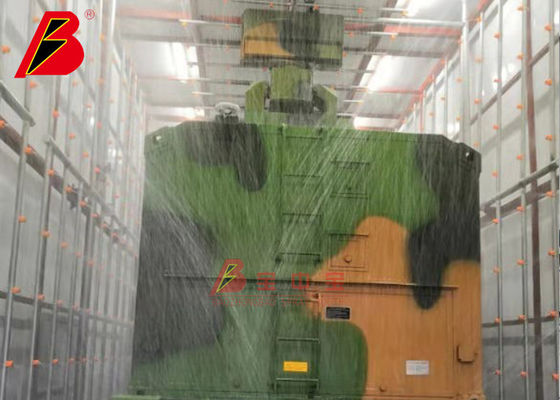 kwaliteit Cabine van de de Douche Regenende Test van BZB de Grote voor Militair Voertuig fabriek