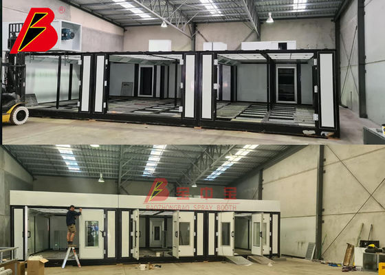kwaliteit Draagbare de Nevelcabine van het Tweelingenvoertuig door Containerstijl fabriek