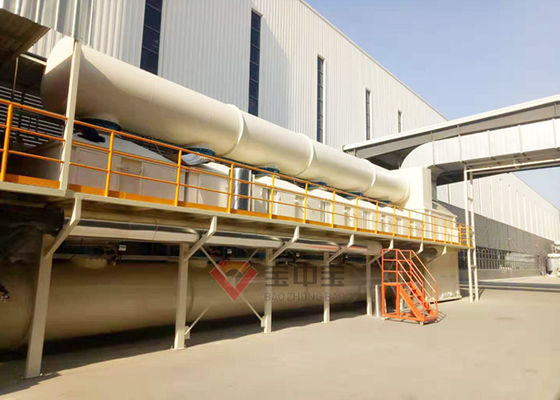 kwaliteit 100000m3/h van het de Behandelingssysteem van VOCs van de Uitlaatgas Geactiveerd Koolstof de Milieubescherming Materiaal fabriek