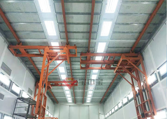 kwaliteit Het hangen van van de de Busverf van de Stijl 3D Lift de Cabine Opheffend Werkend Platform voor Verflijn fabriek
