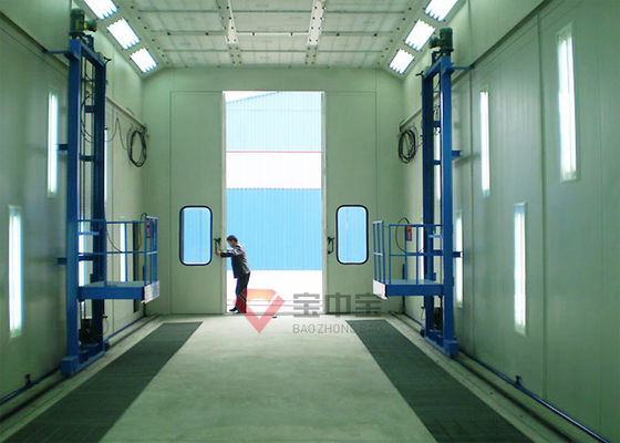 kwaliteit 3D Lift Werkend Platform voor Aangepaste de Cabineaandrijving van de Busverf door Nevelcabine fabriek