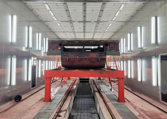 kwaliteit De zware Cabine Elektrische Trollley van de Tanknevel voor Nevel het Schilderen Lijn fabriek
