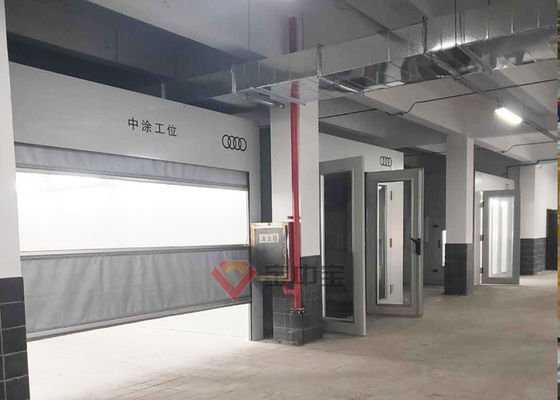 kwaliteit Audi Car Repair Shop Sanding-Cabines die de Elektrische rollende Prep Post van de Gordijnverf oppoetsen fabriek