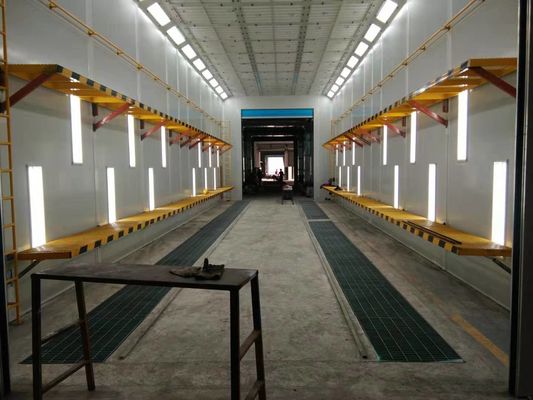 kwaliteit De Cabine van de containernevel met VOCs-de Aandrijving van het behandelingsmateriaal door Ontwerpverf en bakselzaal fabriek