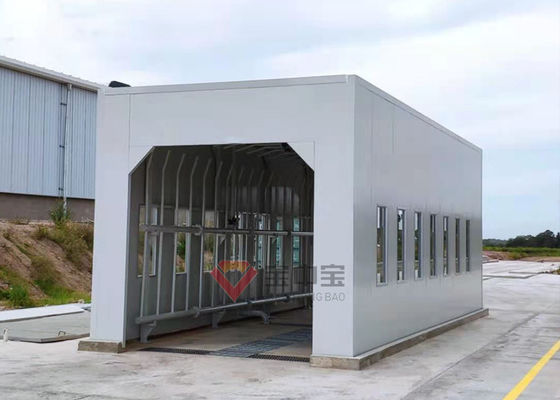 kwaliteit Regenende Testcabine voor de Inspectiezaal van Mini Bus High Pressure Water Leackage fabriek
