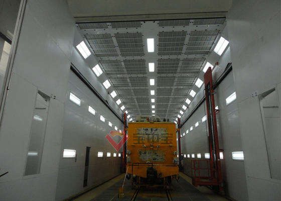 Metro de Cabines van de de Treinnevel van de Verfcabine met Karretjemateriaal