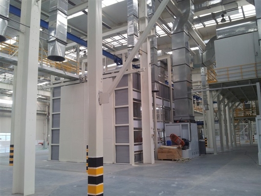 Automatische Vloeibare de Verfcabine van de de industrieproductie